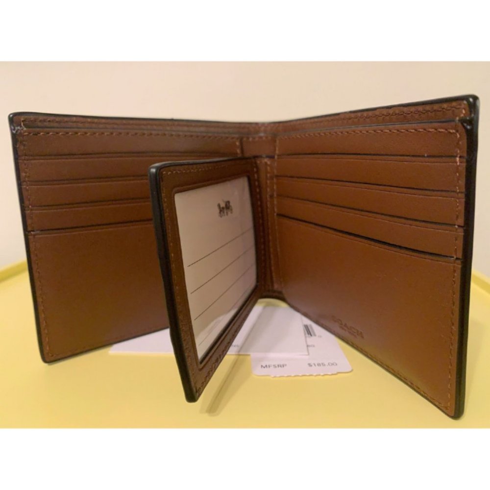 100% Auth Coach Men Wallet - Picture 4 of 5